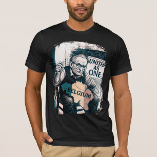 United as One – Belgium Vintage Design T-Shirt
