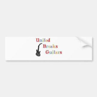 United Breaks Guitars Bumper Sticker