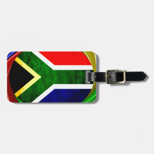 United by Beauty: South African Flag Design Luggage Tag