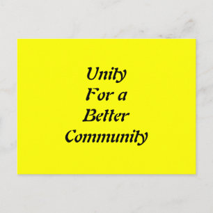 United Community Postcard