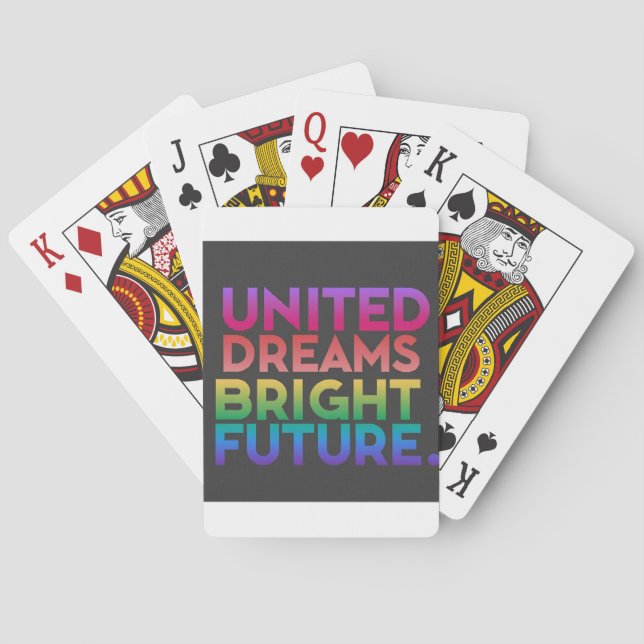 United dreams bright future playing cards (Back)