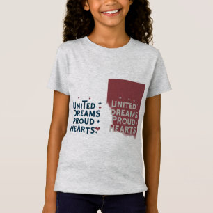 United Dreams Proud Hearts grey T-Shirt