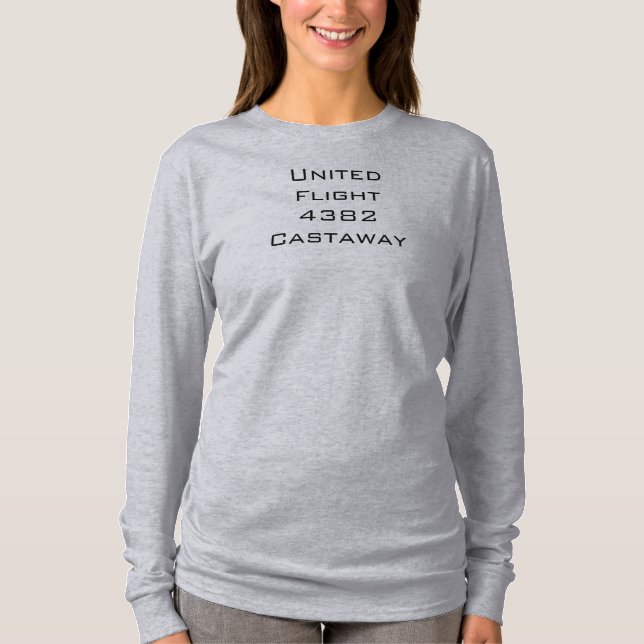 United Flight 4382 Castaway Long-Sleeve Shirt (Front)