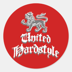 United Hardstyle Classic Round Sticker