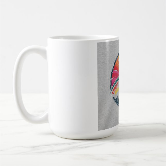 United Hope Bright Tomorrow – Inspirational Unity  Coffee Mug (Left)