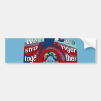 United in Hope: Stronger Together - USA Art Print