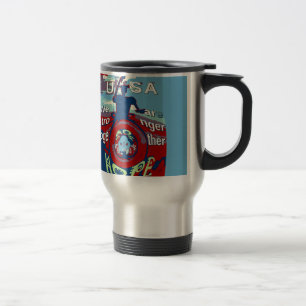 United in Hope: Stronger Together - USA Art Print  Travel Mug