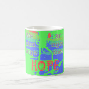 United in Hope: Stronger Together - Vibrant USA  Coffee Mug