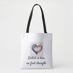 United in Love – Elegant Women’s Tank Top Modern Tote Bag