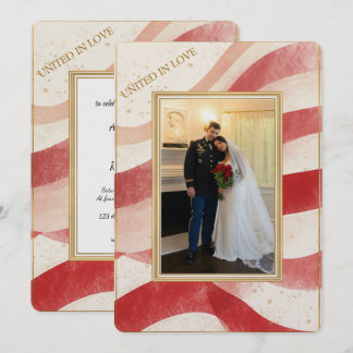 United In Love wedding Invitation