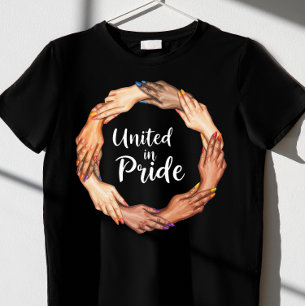 united in Pride LGBTQ Men's T-Shirt