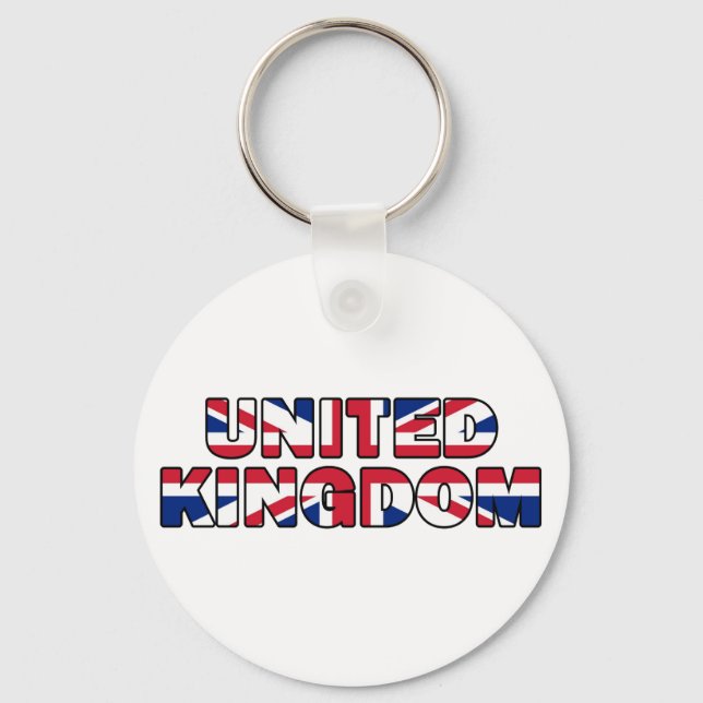 United Kingdom 004 Key Ring (Front)