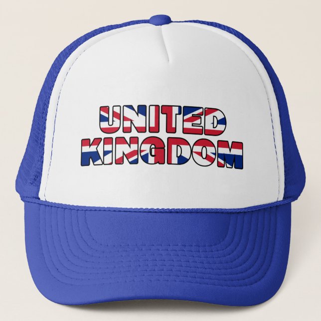 United Kingdom 005 Trucker Hat (Front)