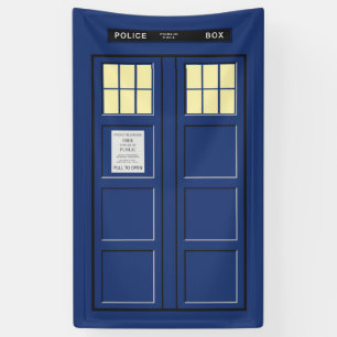 United Kingdom - Blue Police Public Call Box 1 Banner