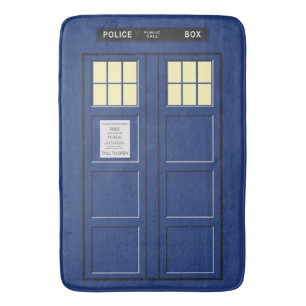 United Kingdom - Blue Police Public Call Box 1 Bath Mat