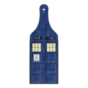 United Kingdom - Blue Police Public Call Box 1 Cutting Board