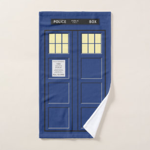 United Kingdom - Blue Police Public Call Box 1 Hand Towel