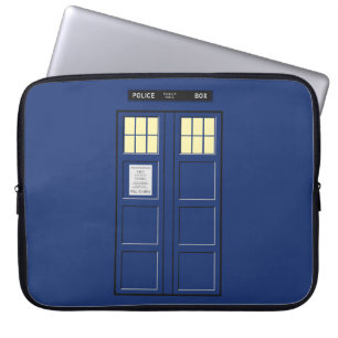 United Kingdom - Blue Police Public Call Box 1 Laptop Sleeve