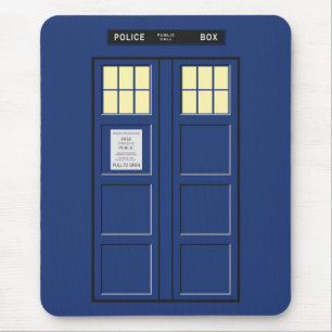 United Kingdom - Blue Police Public Call Box 1 Mouse Mat