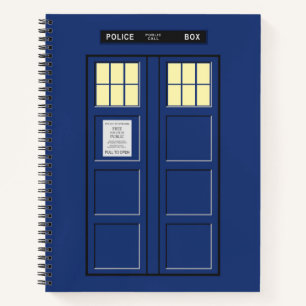 United Kingdom - Blue Police Public Call Box 1 Notebook
