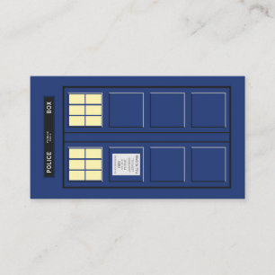 United Kingdom - Blue Police Public Call Box 1 Place Card
