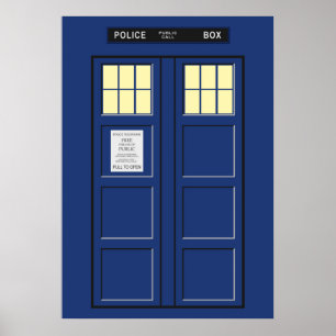 United Kingdom - Blue Police Public Call Box 1 Poster