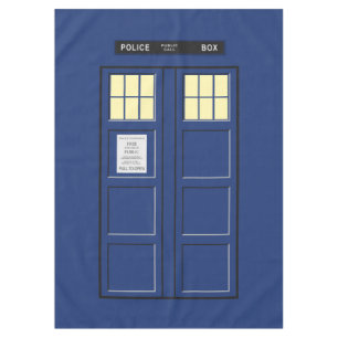 United Kingdom - Blue Police Public Call Box 1 Tablecloth