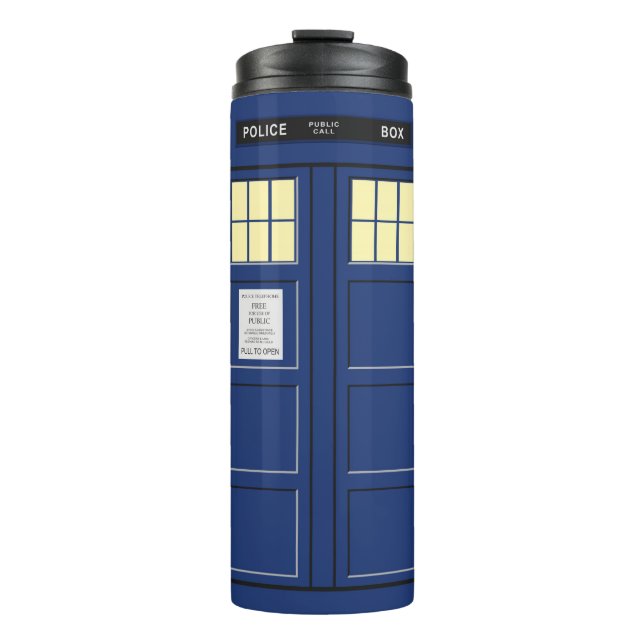 United Kingdom - Blue Police Public Call Box 1 Thermal Tumbler (Front)