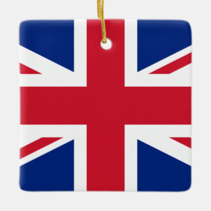 United Kingdom (British) Flag  Ceramic Ornament