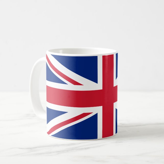United Kingdom (British) Flag Coffee Mug (Front Left)