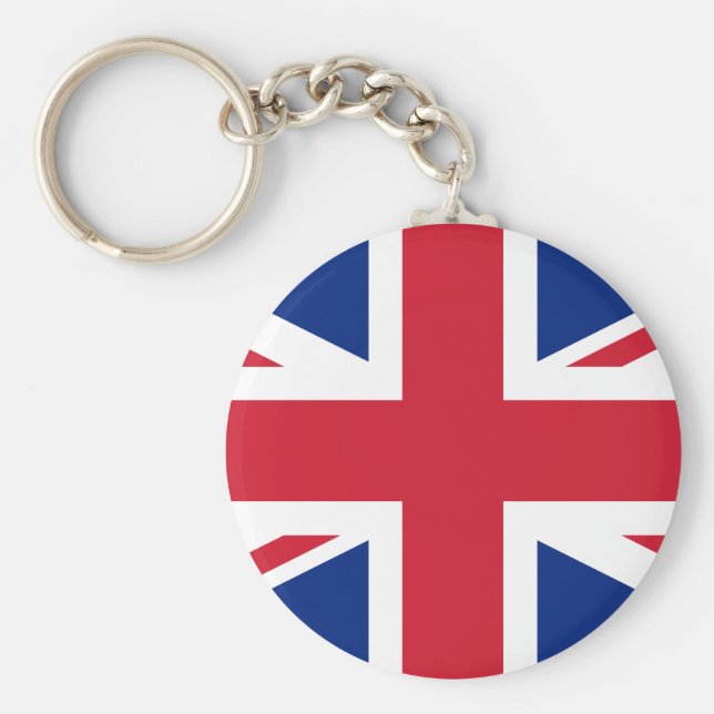 United Kingdom (British) Flag Key Ring (Front)