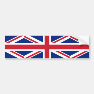 United Kingdom (British Flag) (Union Jack) (UK) GB Bumper Sticker