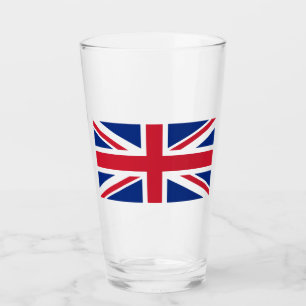 United Kingdom (British Flag) (Union Jack) (UK) GB Glass