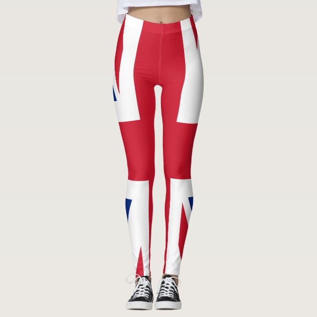 United Kingdom (British Flag) (Union Jack) (UK) GB Leggings (Front)