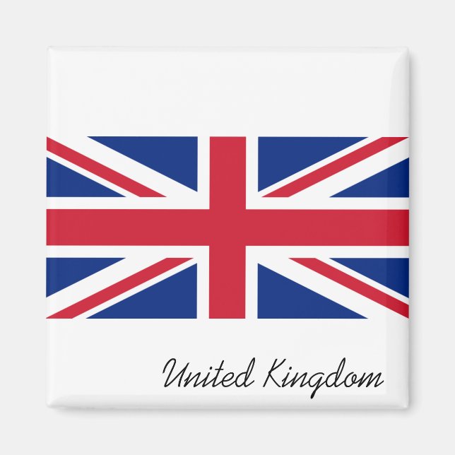 United Kingdom (British Flag) (Union Jack) (UK) GB Magnet (Front)