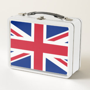 United Kingdom (British Flag) (Union Jack) (UK) GB Metal Lunch Box