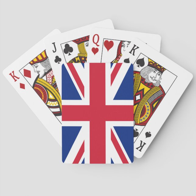 United Kingdom (British Flag) (Union Jack) (UK) GB Playing Cards (Back)