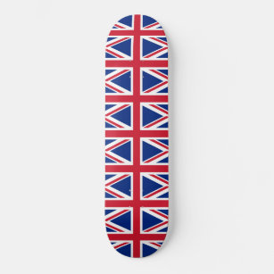 United Kingdom (British Flag) (Union Jack) (UK) GB Skateboard