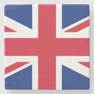 United Kingdom (British Flag) (Union Jack) (UK) GB Stone Coaster