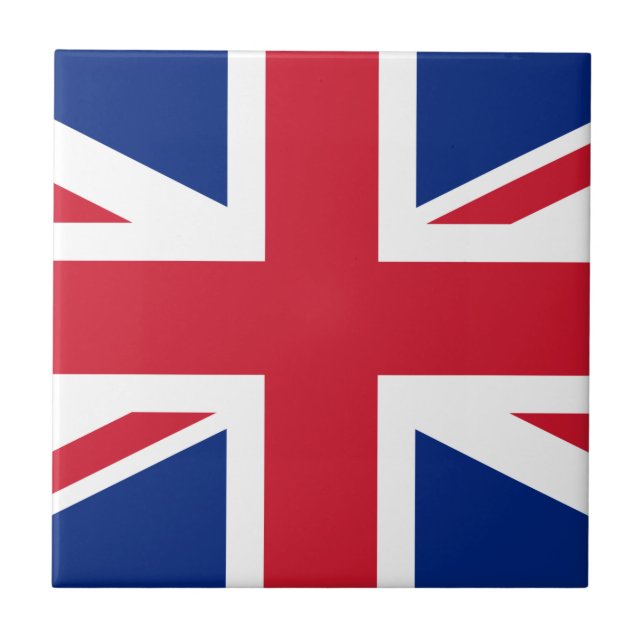 United Kingdom (British Flag) (Union Jack) (UK) GB Tile (Front)