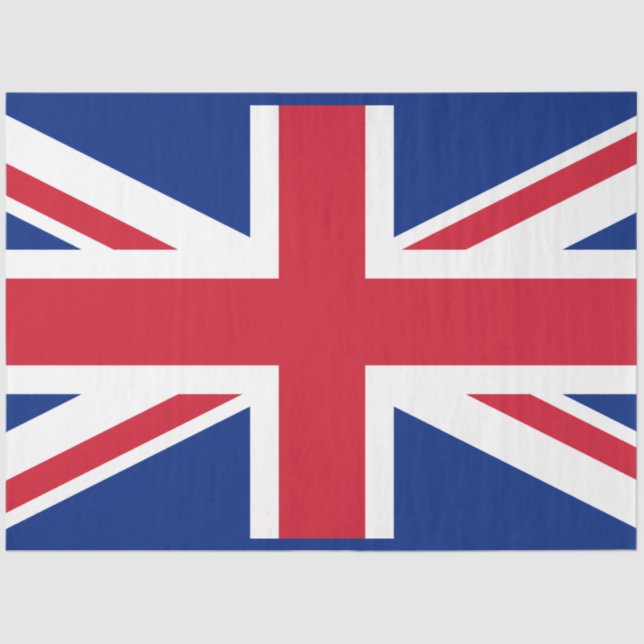 United Kingdom (British Flag) (Union Jack) (UK) GB Tissue Paper (Front)
