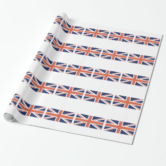 United Kingdom British Flag Union Jack Wrapping Paper