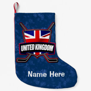 United Kingdom British Hockey Christmas Stocking