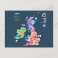 United Kingdom British Isles Map