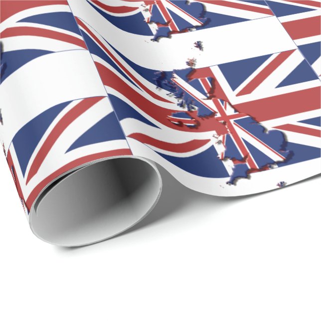 United Kingdom | British UK | UNION JACK Wrapping Paper (Roll Corner)