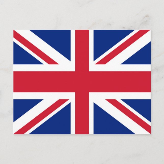 United Kingdom/British/Union Jack Flag Poster Postcard (Front)