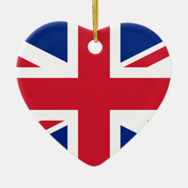 united kingdom ceramic tree decoration (Front)