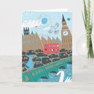 United Kingdom City Scene Card