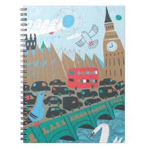 United Kingdom City Scene Notebook