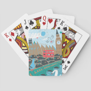 United Kingdom City Scene Playing Cards